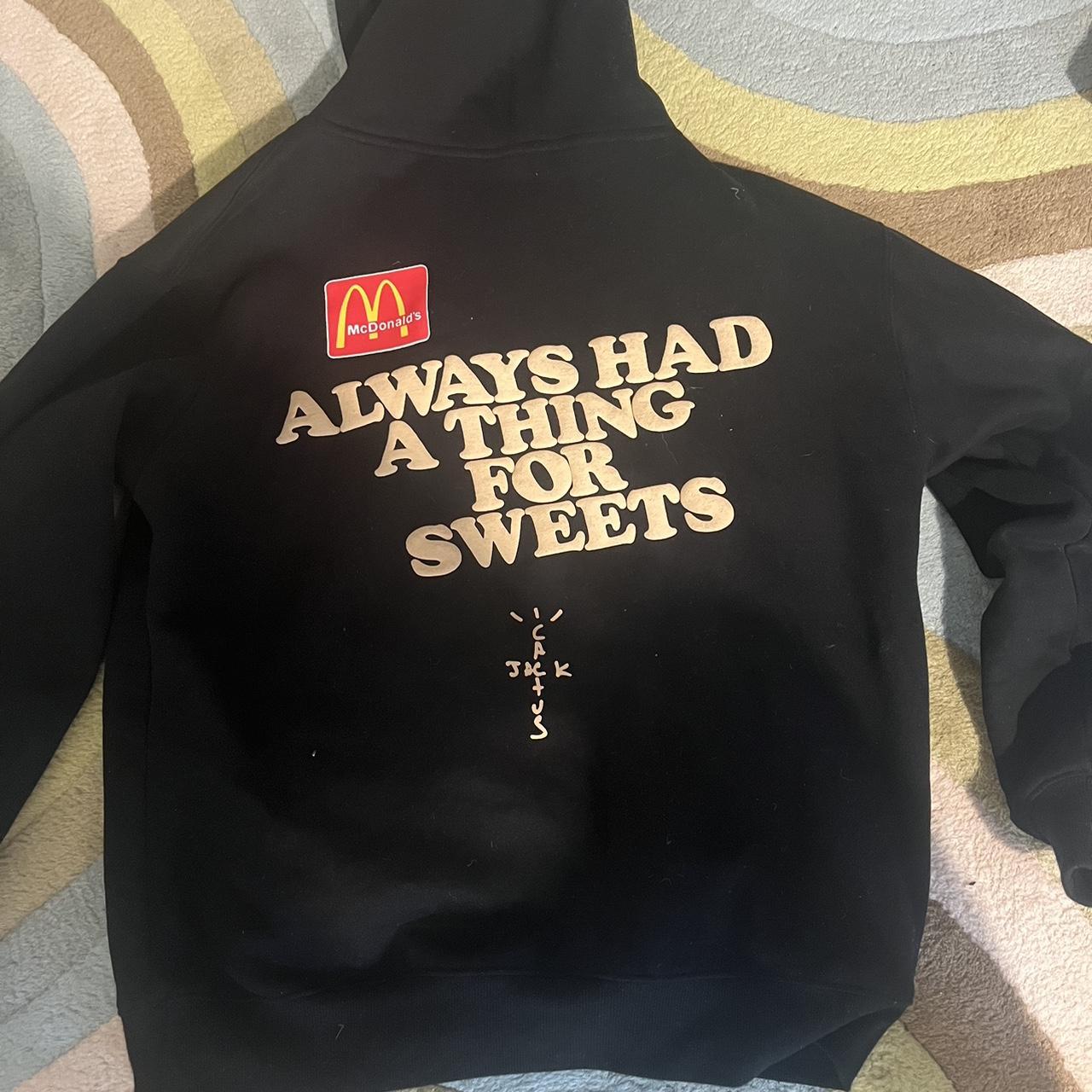 Travis scott x mcdonalds hoodie size small Depop