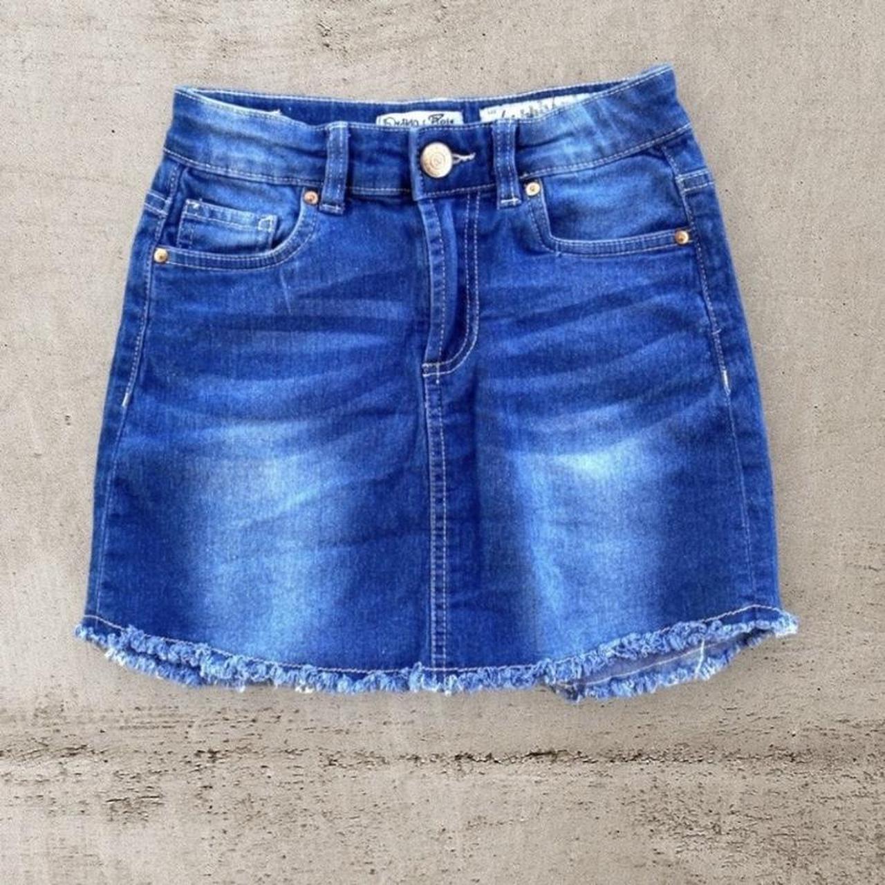 Indigo rein best sale denim skirt