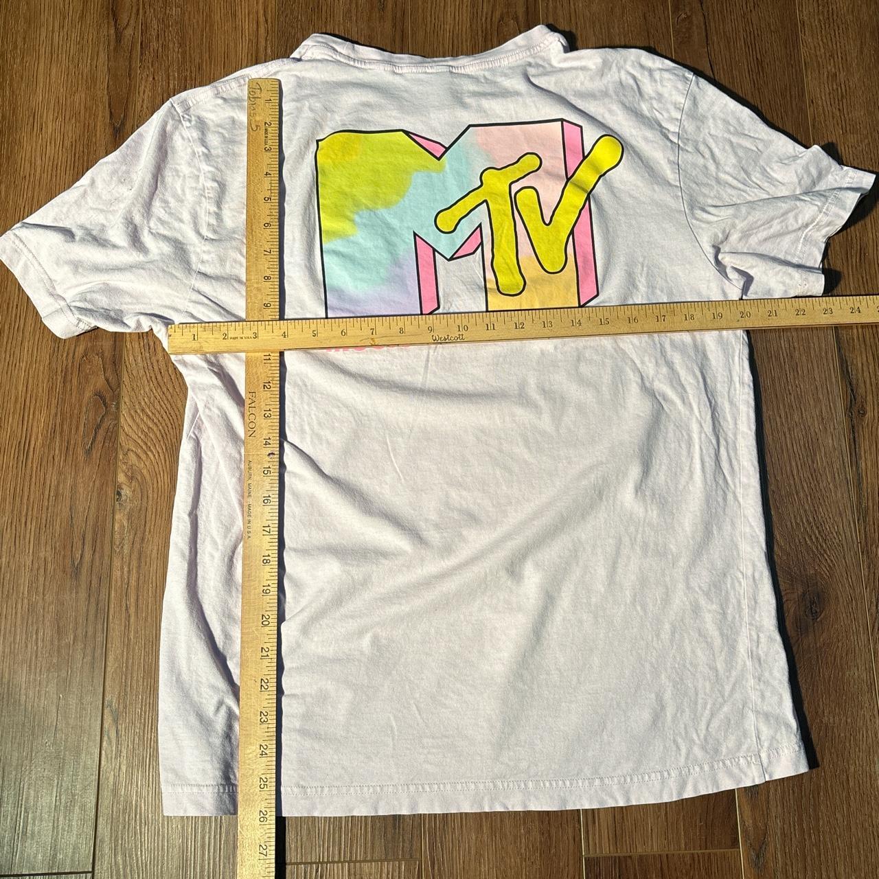H&M Divided MTV T shirt Light pink... - Depop