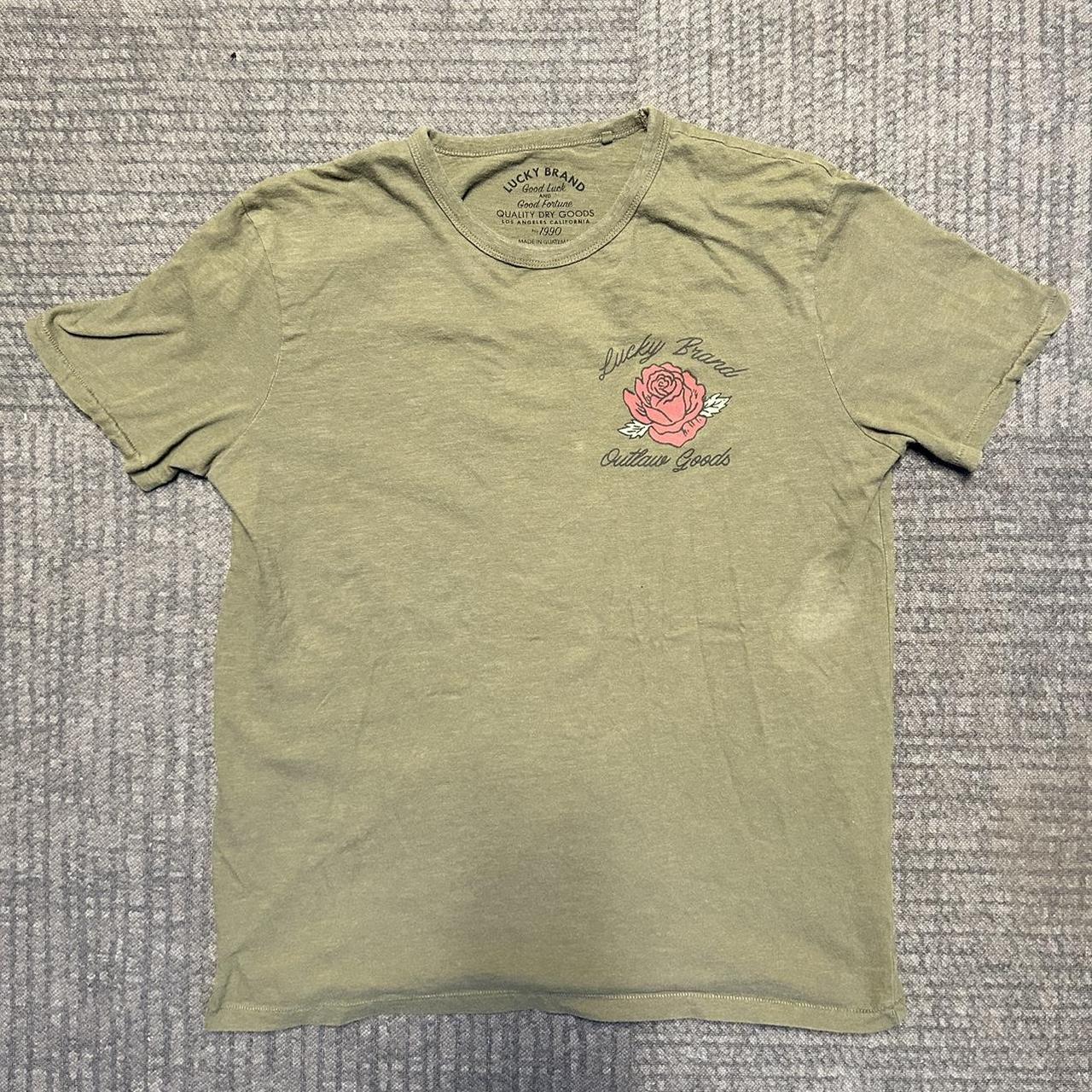 Lucky Brand T-Shirt Cotton Great Condition - Depop