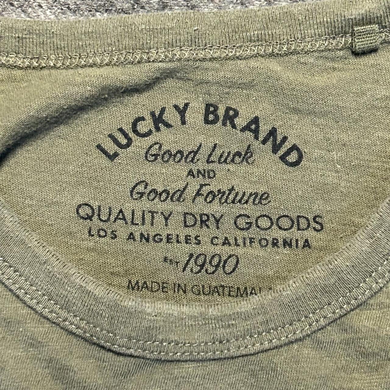 Lucky Brand T-Shirt Cotton Great Condition - Depop