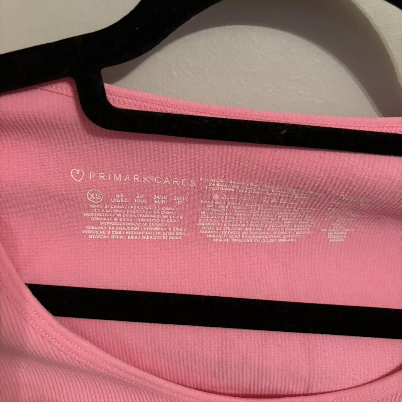 Primark pink workout top Worn once - Depop