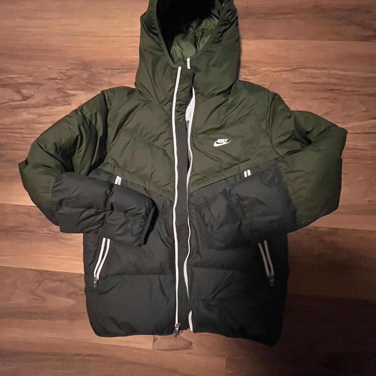 mens grey nike puffer coat
