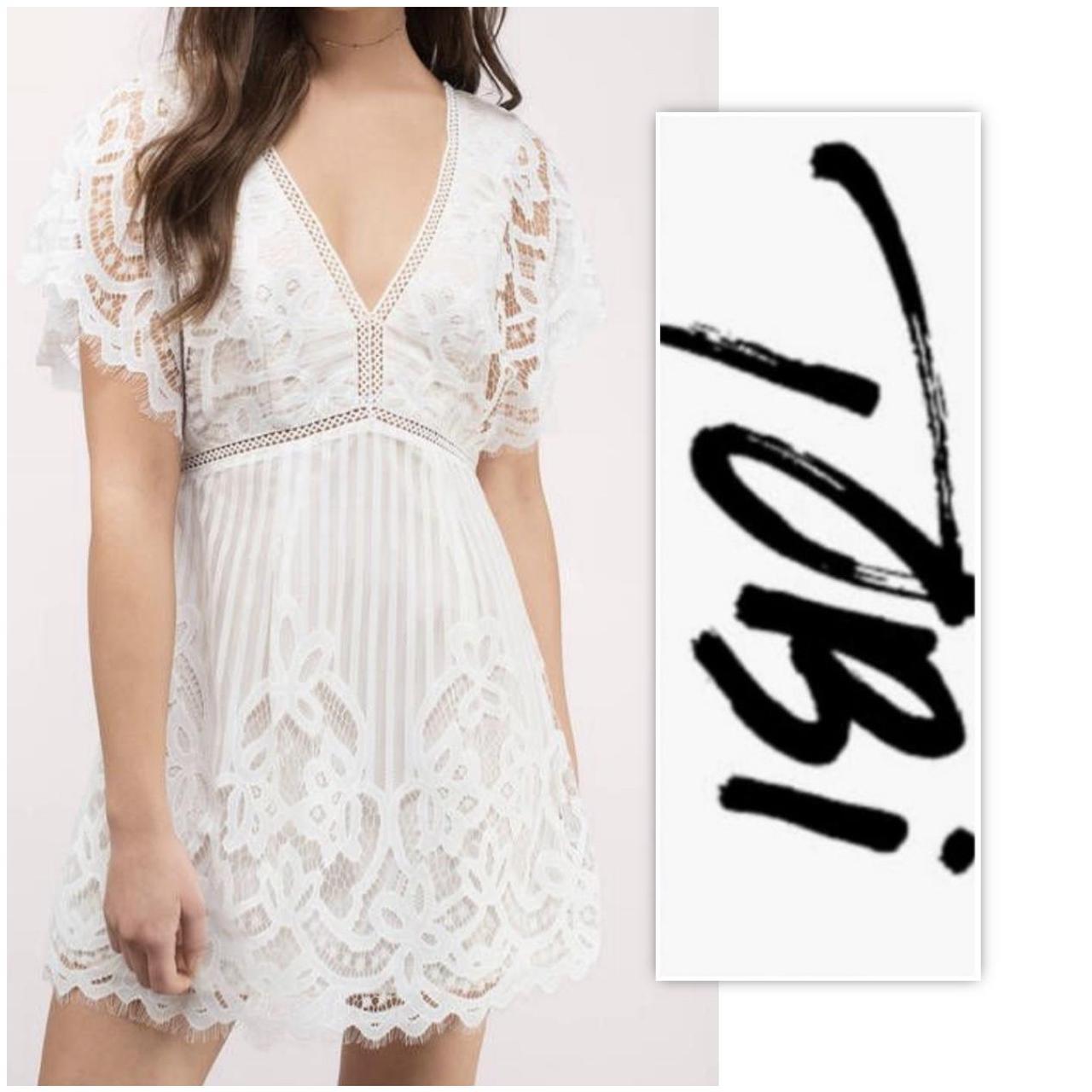 Lina white lace shops skater dress