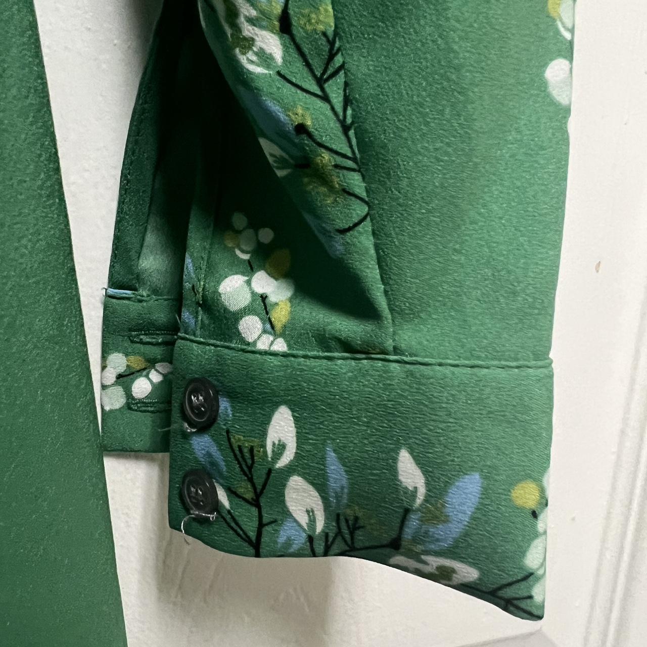 Loft dress outlet Green button down