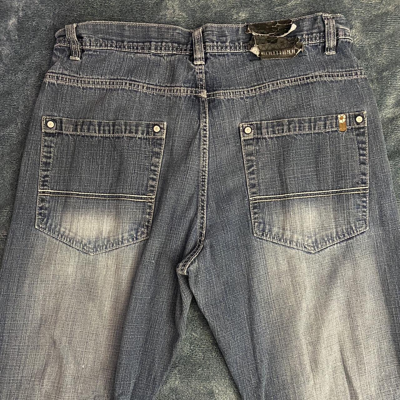 southpole baggy jeans waist: 38 inseam:... - Depop