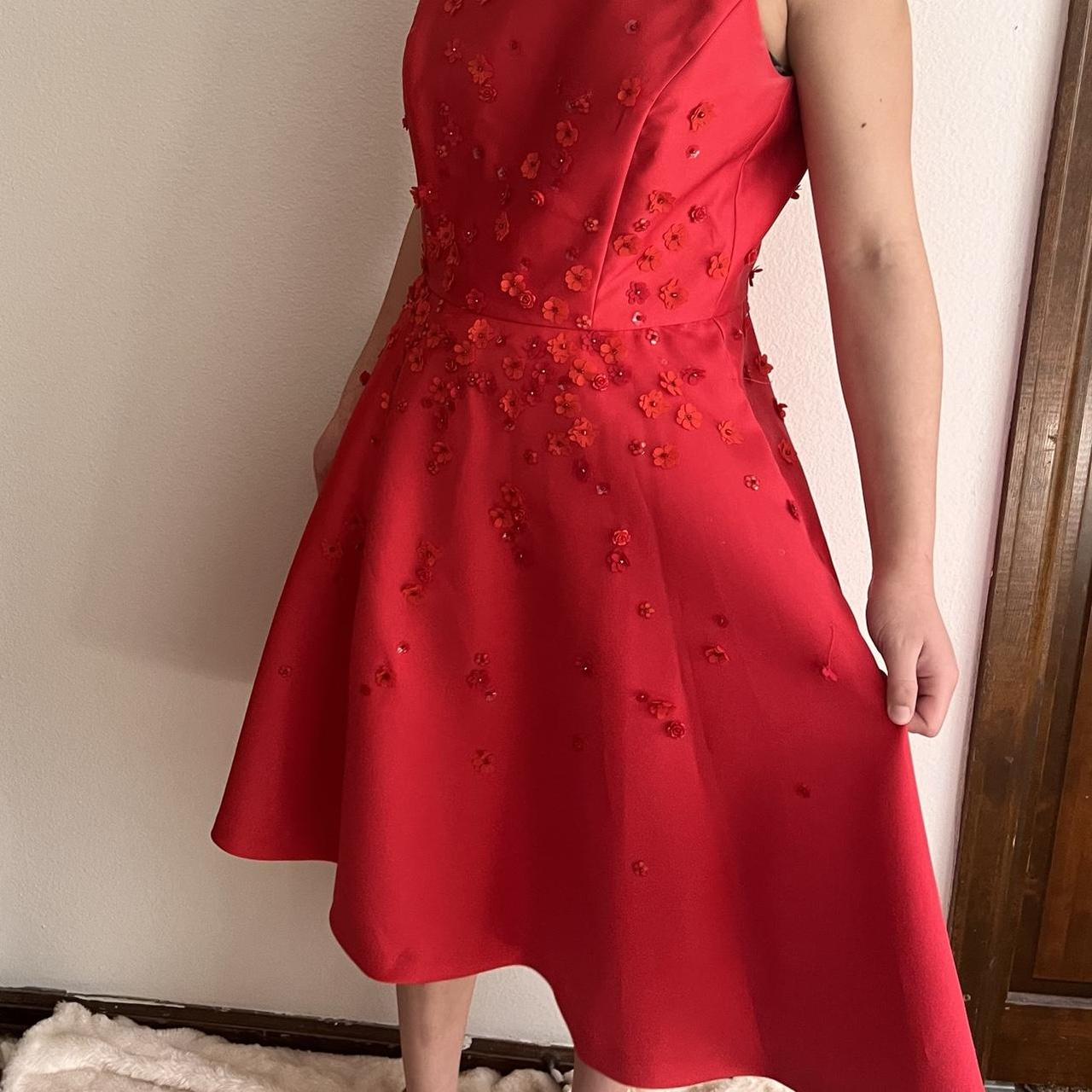 Tahari red dress shops