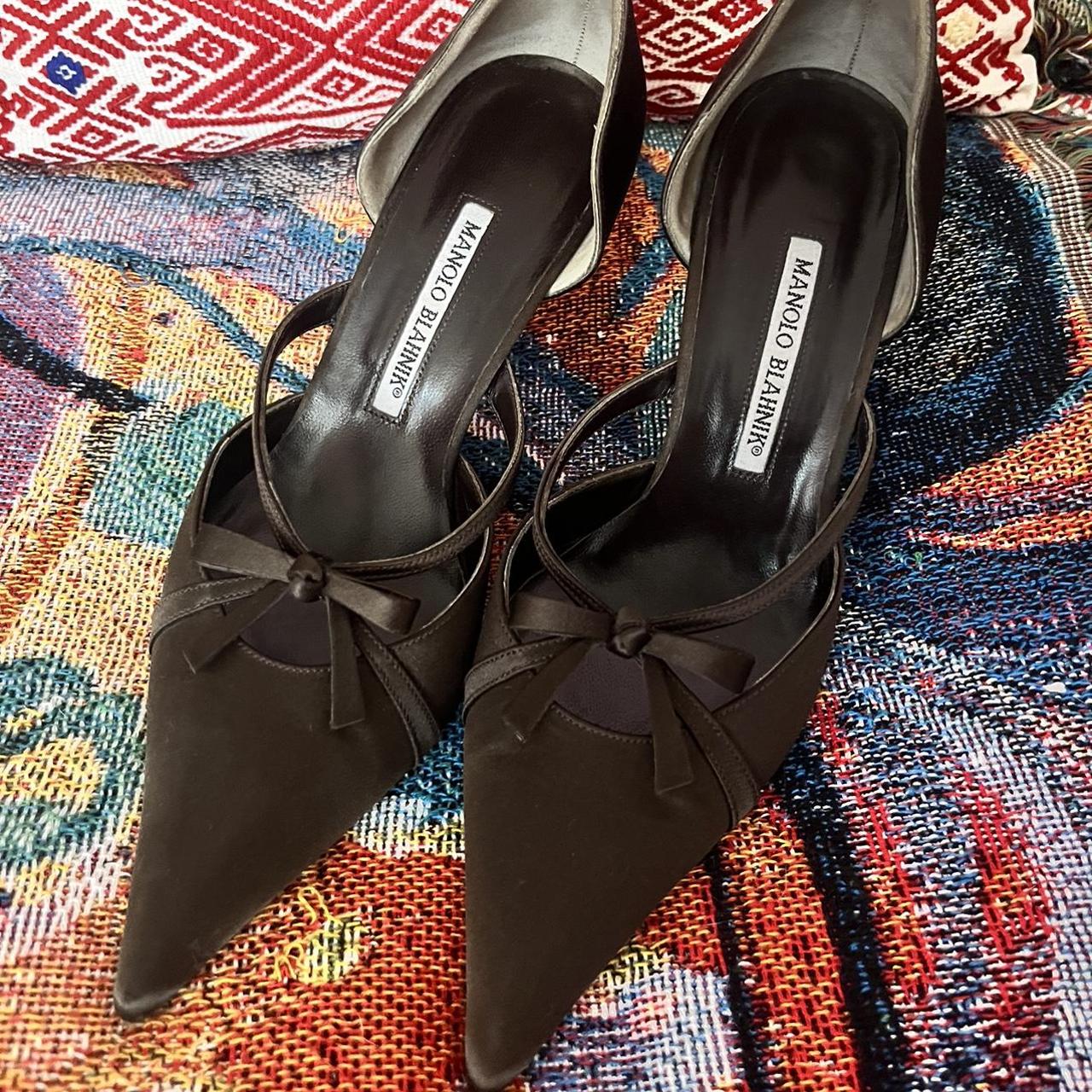 Brown Manolo Blahnik pumps 👠 - Depop