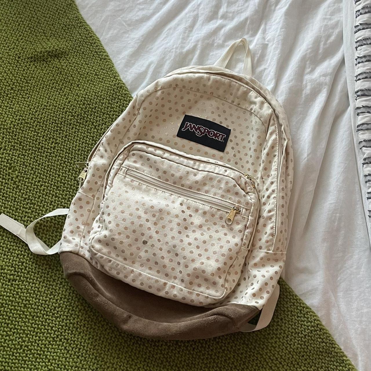 Jansport mini backpack rose fashion gold