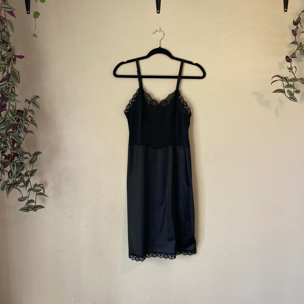 Vintage 60s Black Slip Size Small. Kayser brand,... Depop