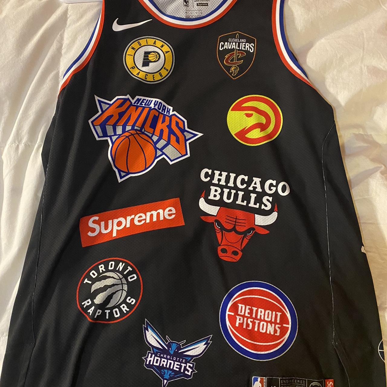 Supreme x nike hot sale x nba jersey