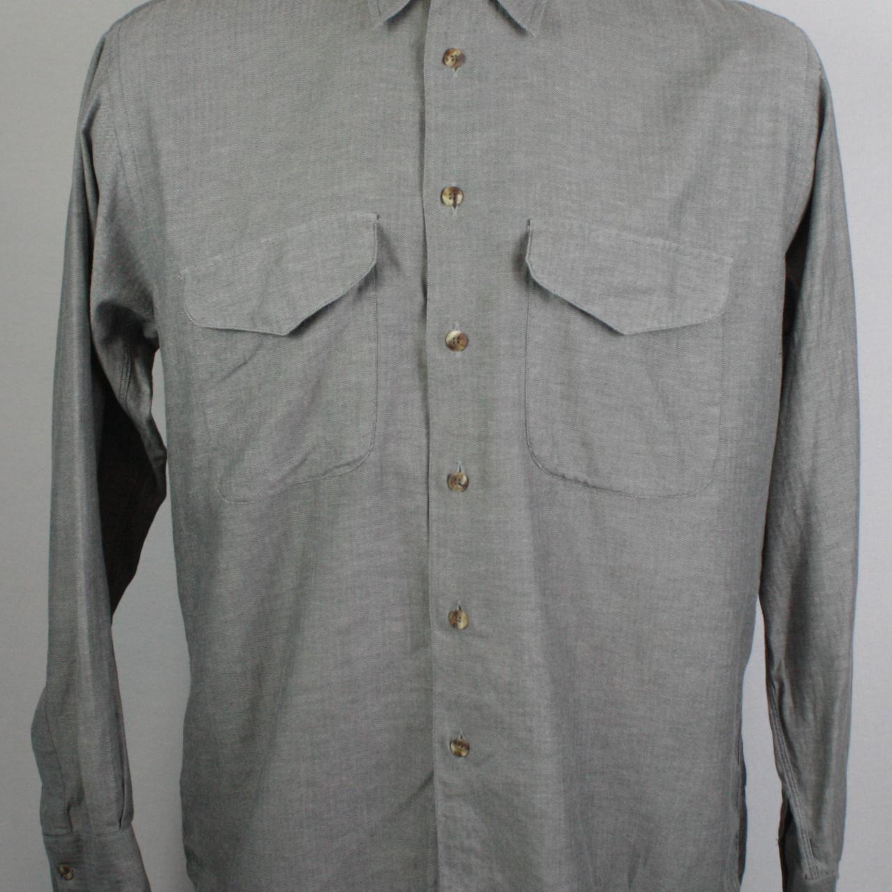 Vintage burberry cheap button up