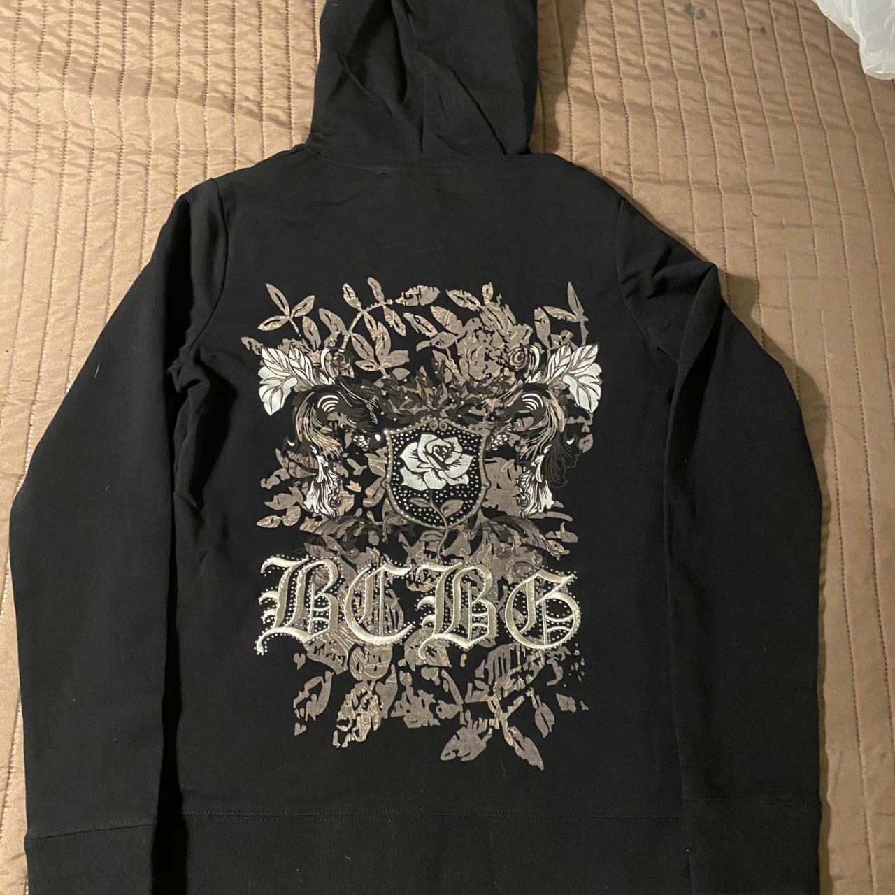 Black BCBG tracksuit zip up ｡ﾟ•┈꒰ა ♡ ໒꒱┈• ｡ﾟ BRAND... Depop