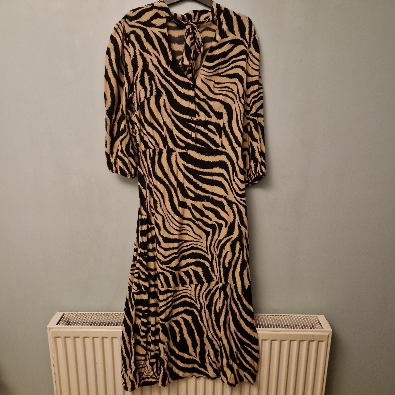 F&f green hotsell zebra dress