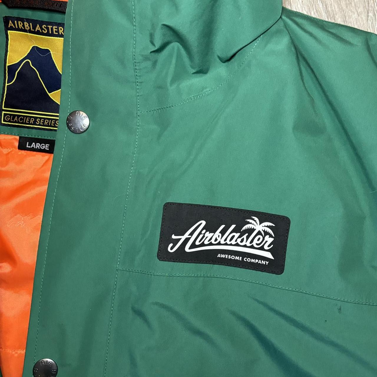 Air blaster green and orange (glacier series) men