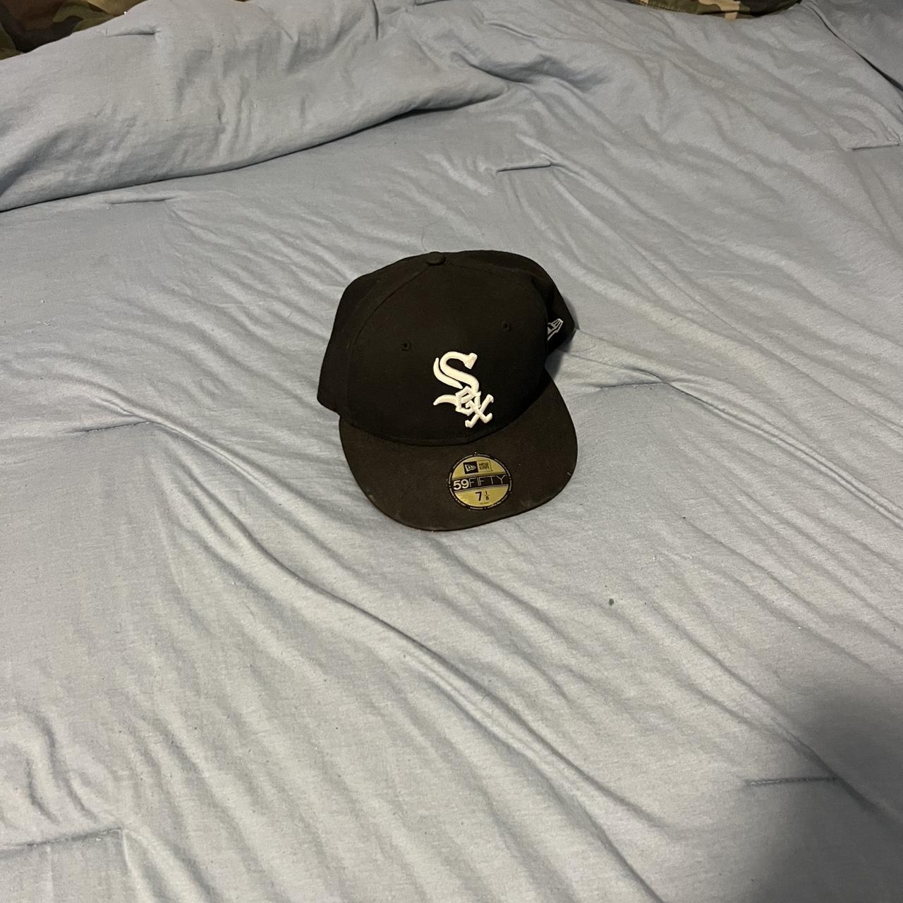 New Era Men's Caps - Black/Navy – 7 1/8 Chicago Whitesox hat