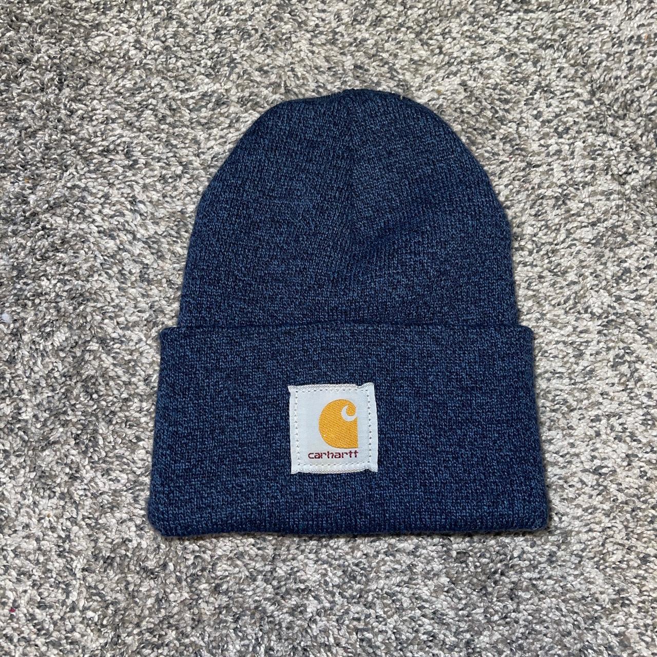 Navy Blue Carhartt beanie