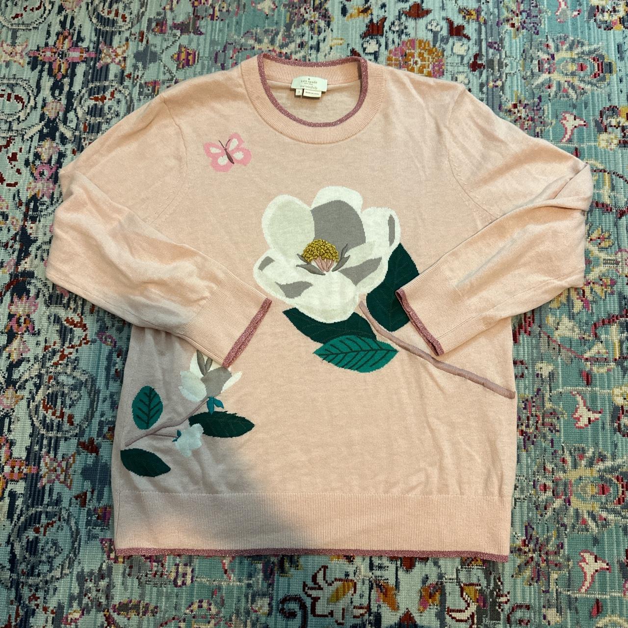 Kate spade hot sale flower sweater