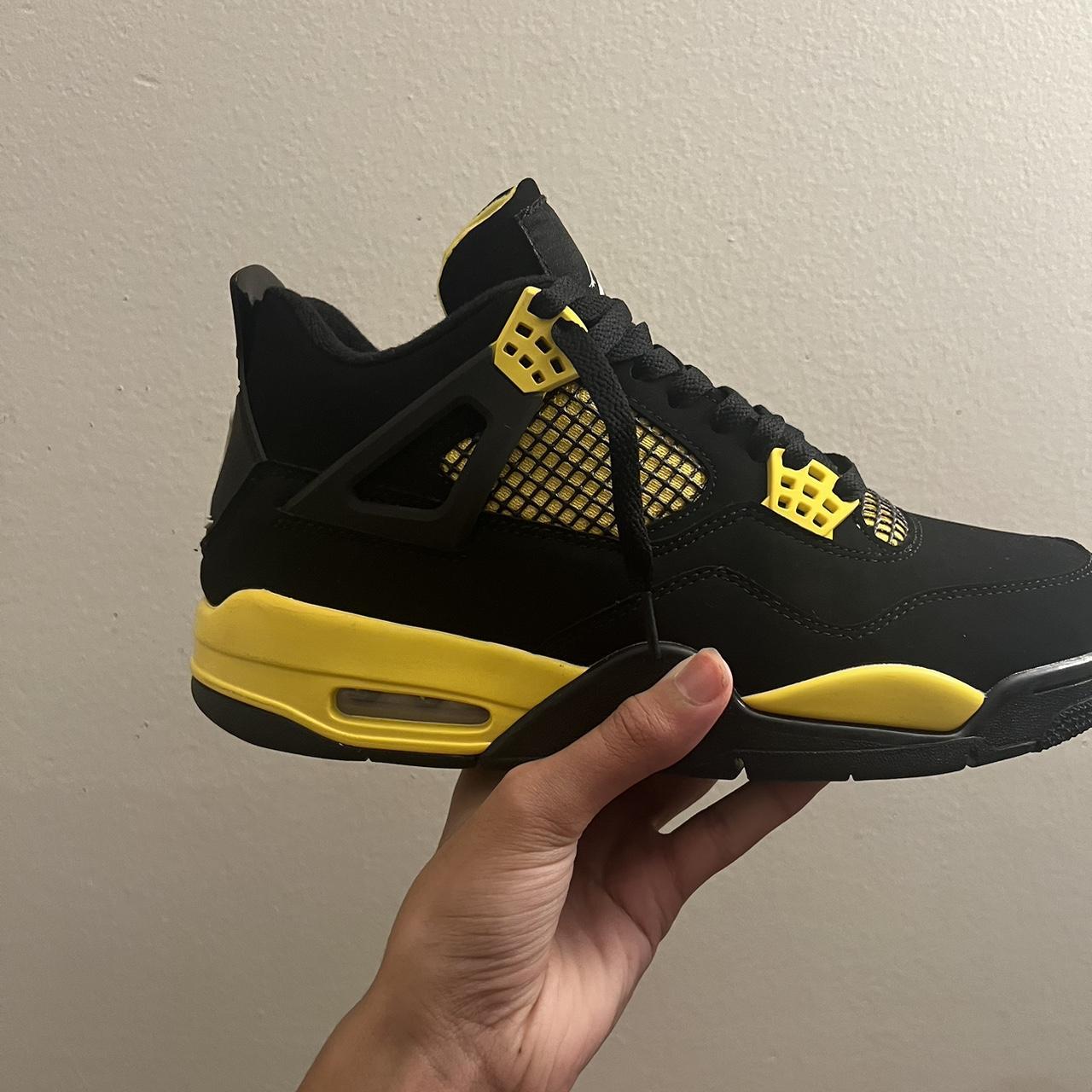 Jordan 4 yellow thunders - Depop