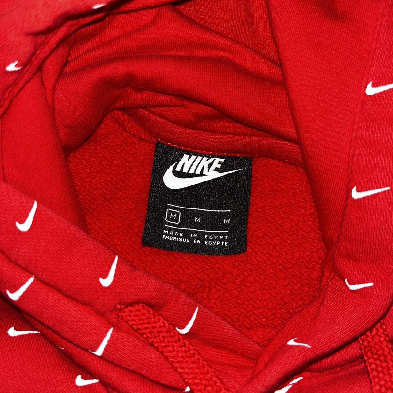 wine red nike hoodie