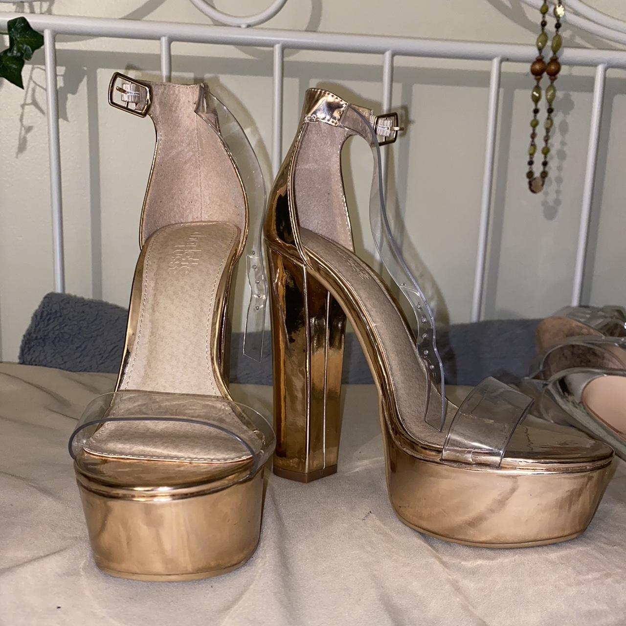 Charlotte russe cheap clear heels