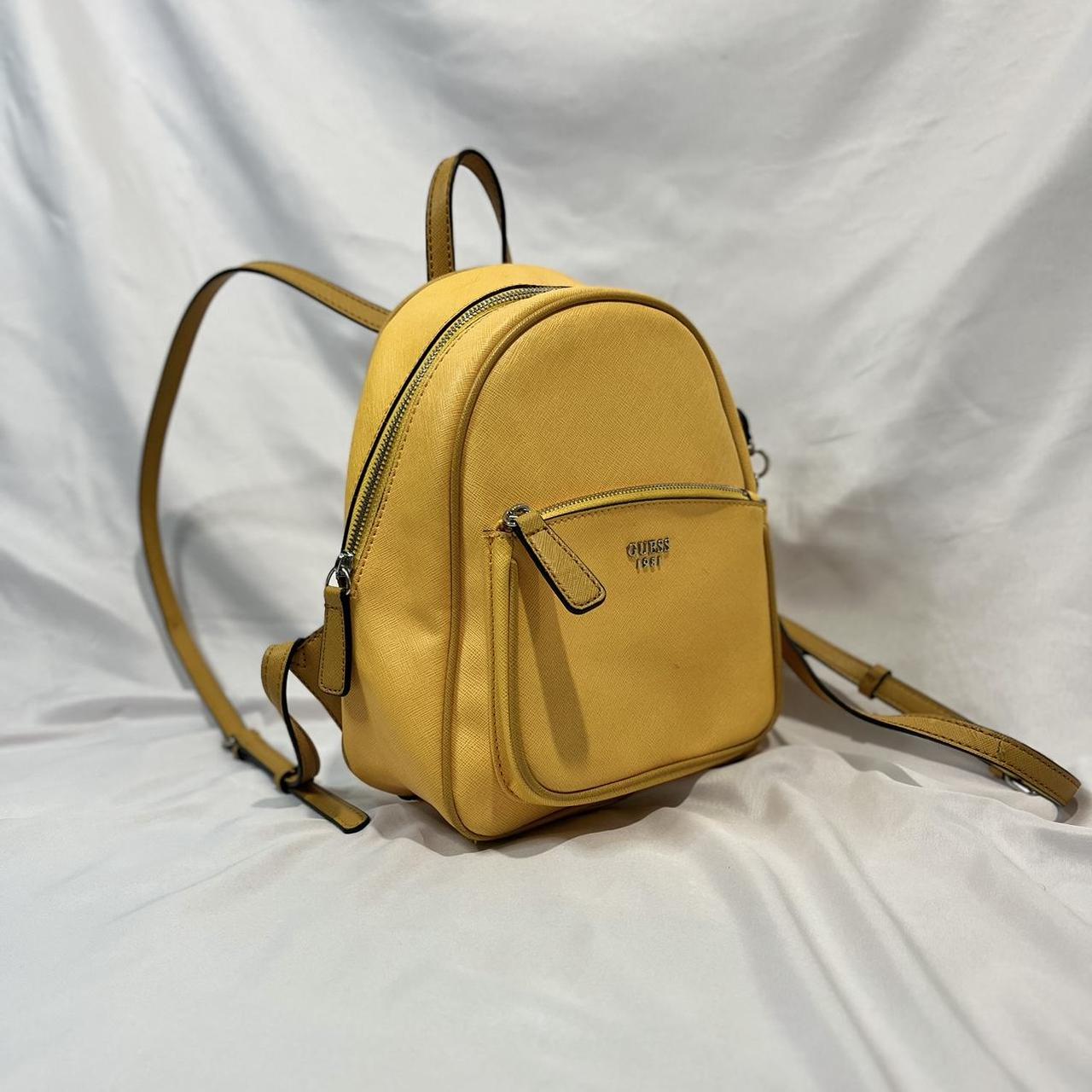 Guess yellow outlet backpack