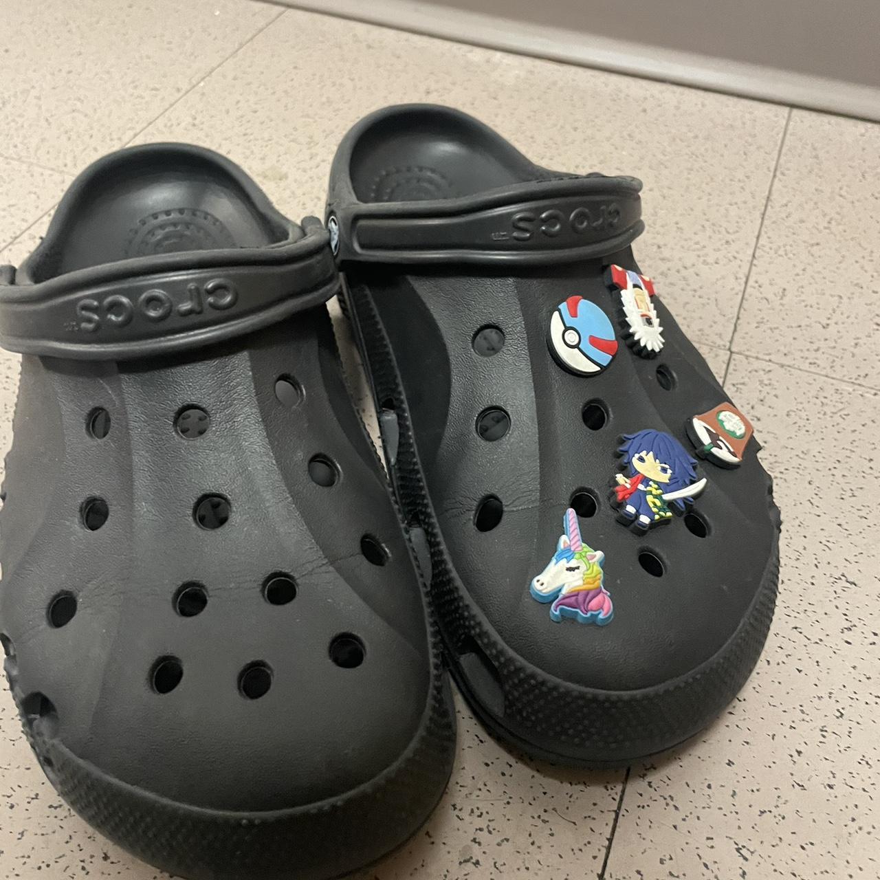 black-crocs-with-clogs-size-9-mens-size-11-womens-depop