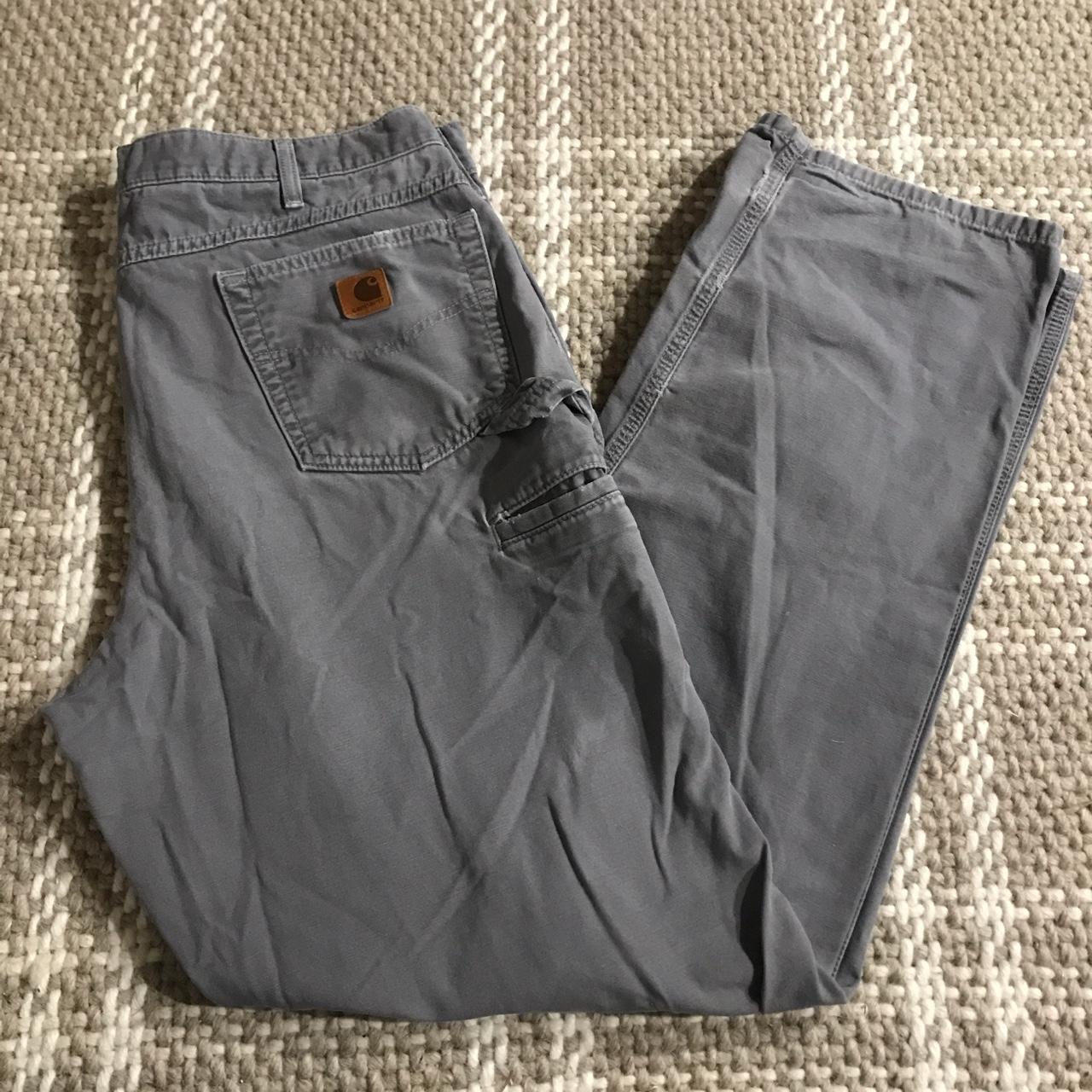 Grey Carhartt pants 38x36 Depop