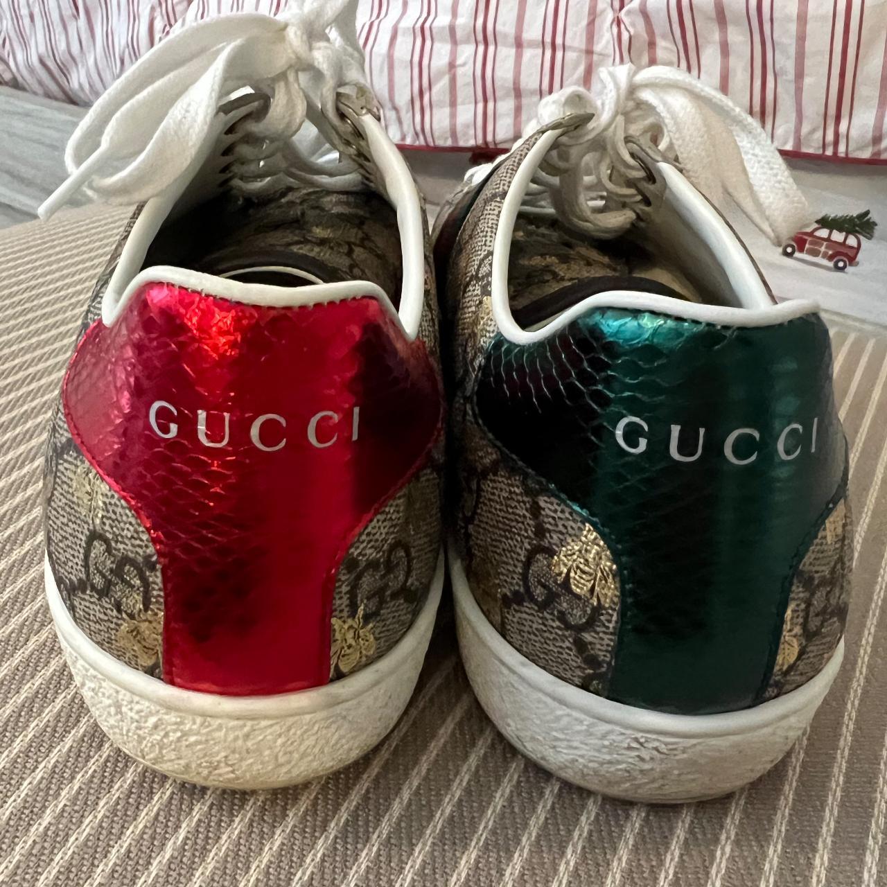 Gucci Bee Supreme Shoes size 39. Worn once. | Depop