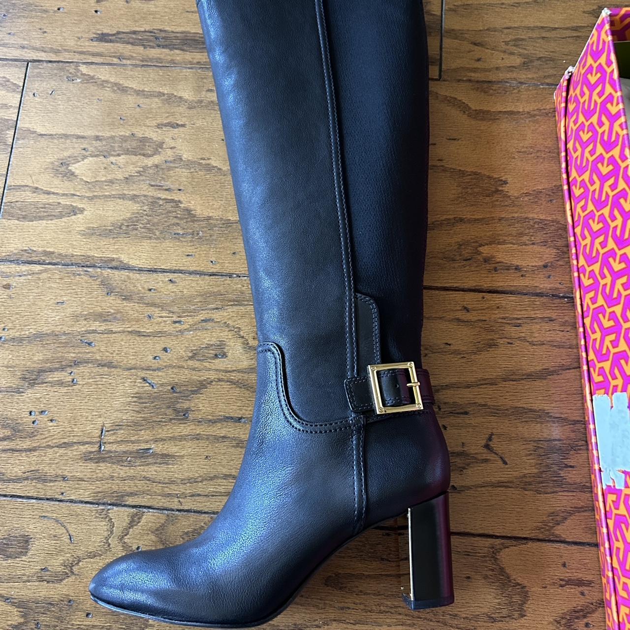 Tory burch cheap knee high boots