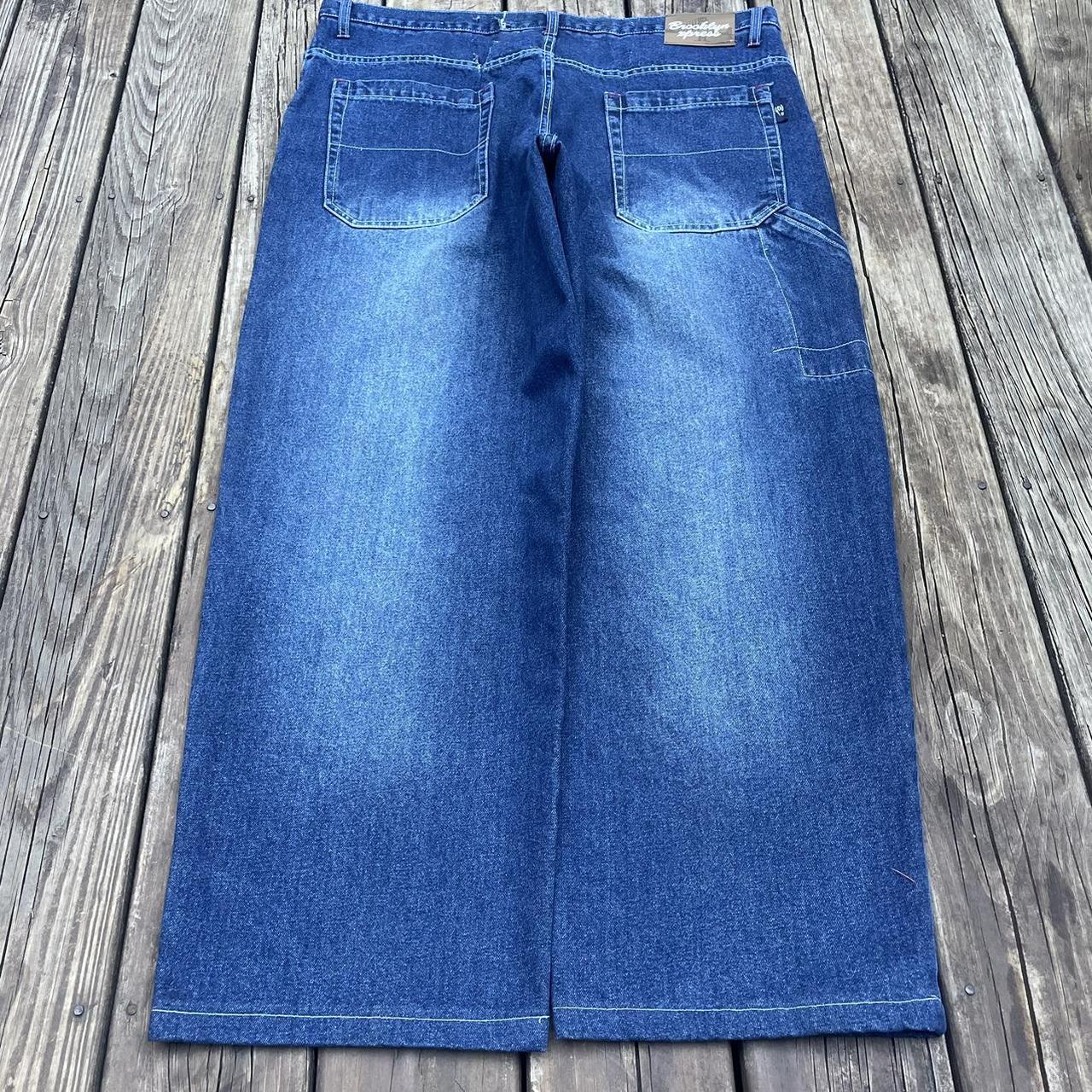 Vintage Y2K Brooklyn XPress Baggy Faded Carpenter Depop