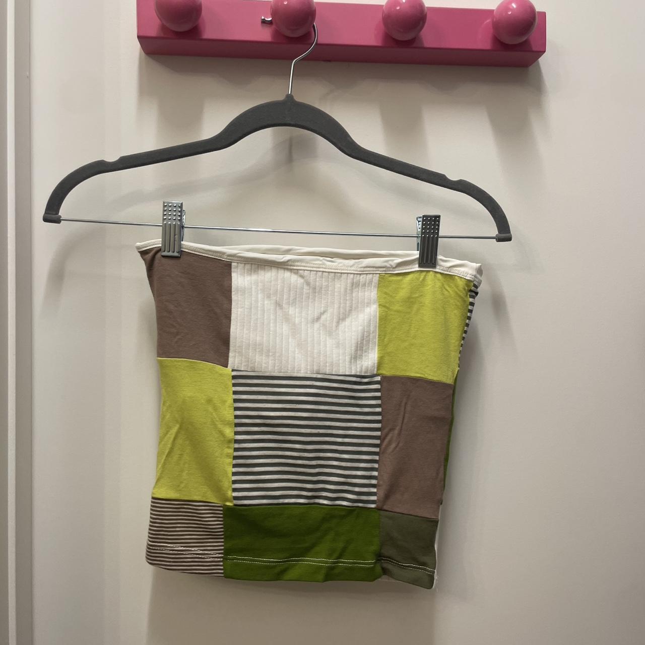 Women's Crop top - Multi - S – Oddli patchwork tu… - image 2