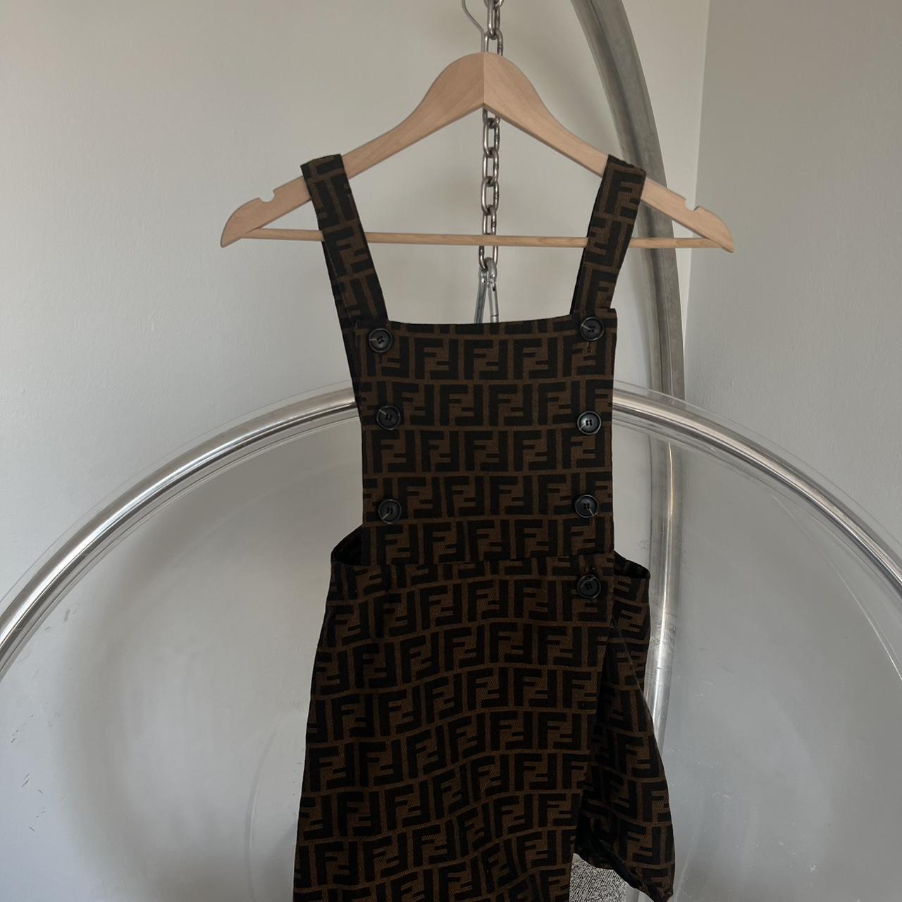 Vintage fendi dress Mini dress XS AUTHENTIC Depop