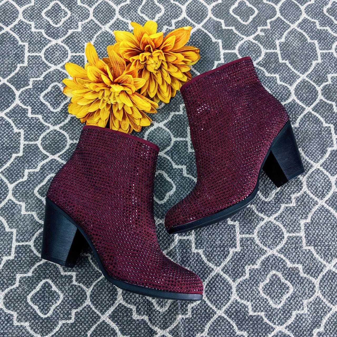 JUICY COUTURE embellished ankle boots size 6M Depop