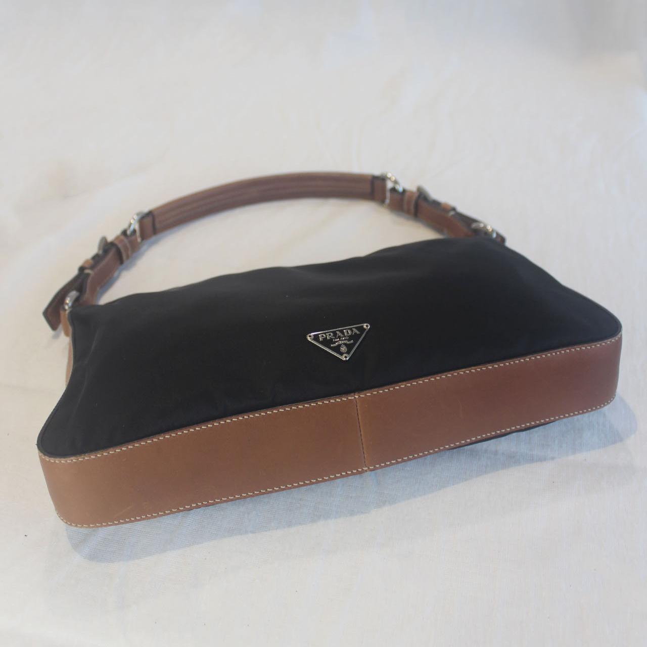 Prada Tessuto Nylon Shoulder Bag Vintage 1990s | Depop