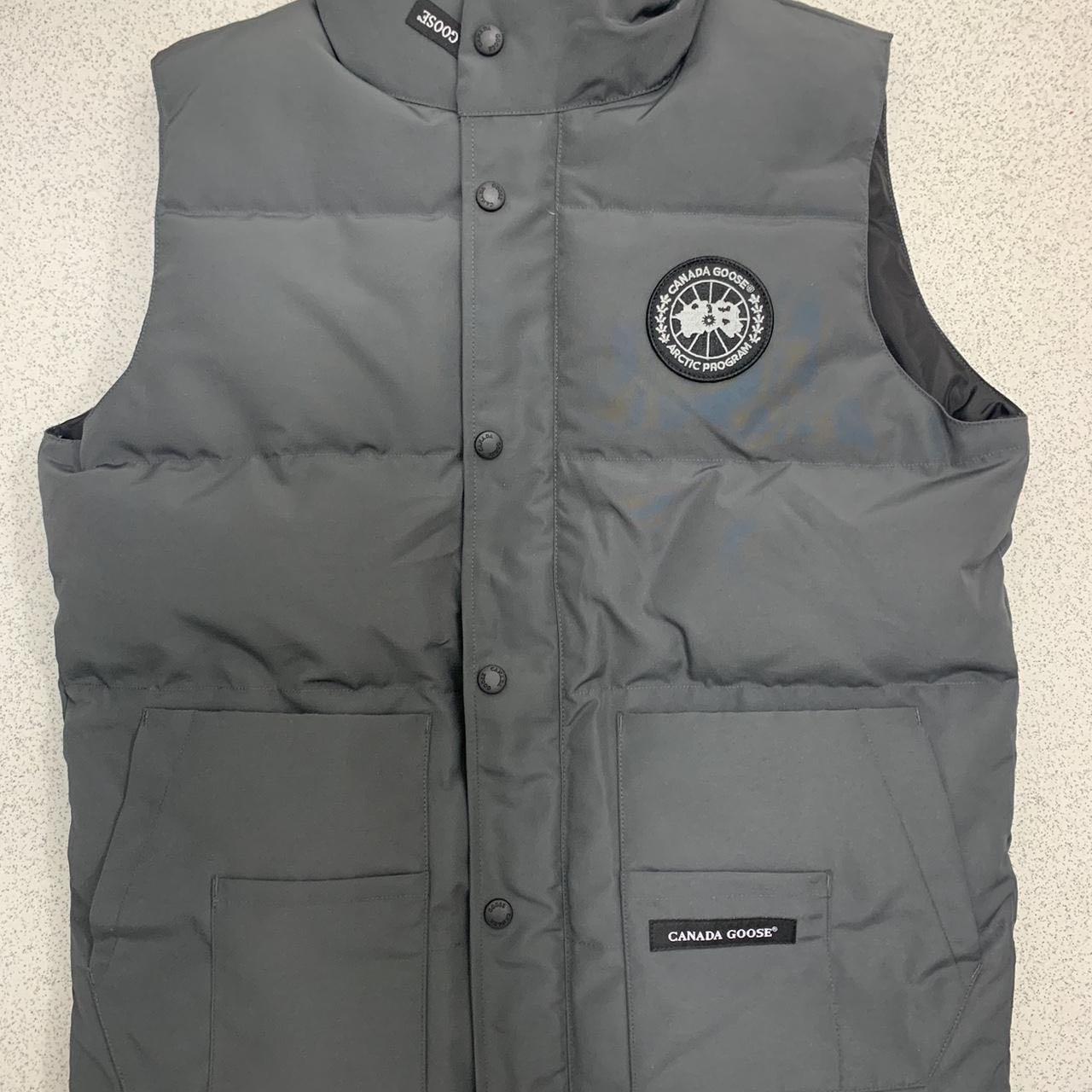 Grey Canada Goose Gilet Size S - Depop
