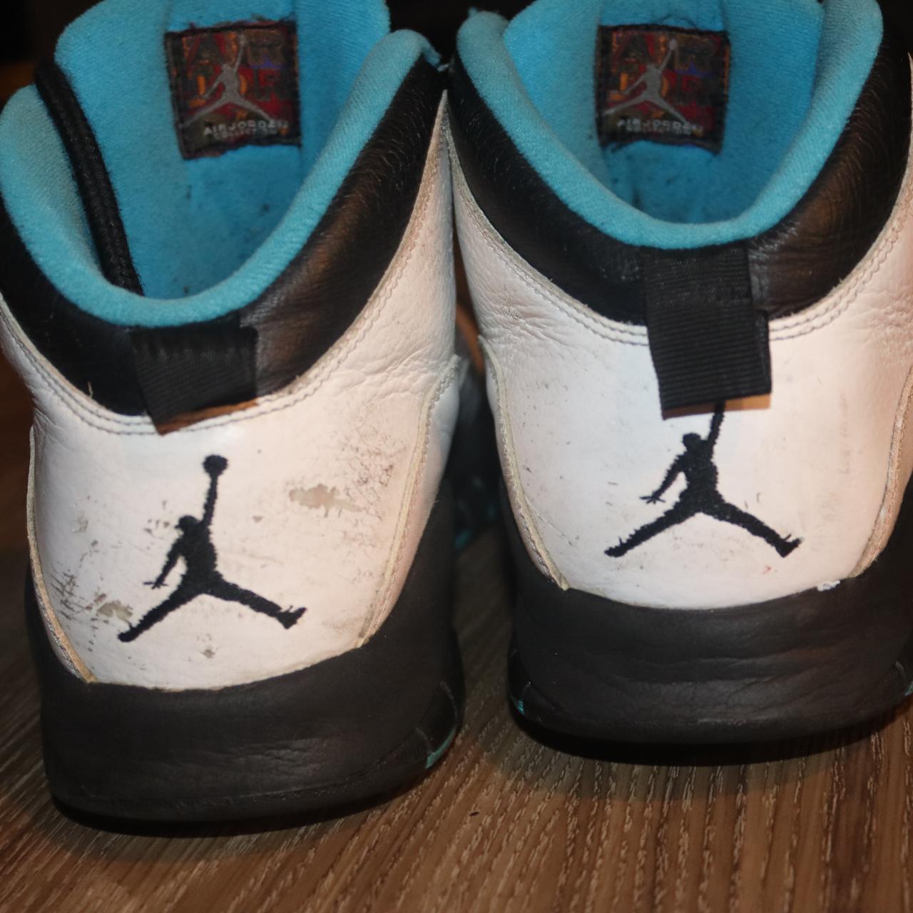 Jordan 10 Powder Blue Size 11 Beaters Shoes have a... Depop