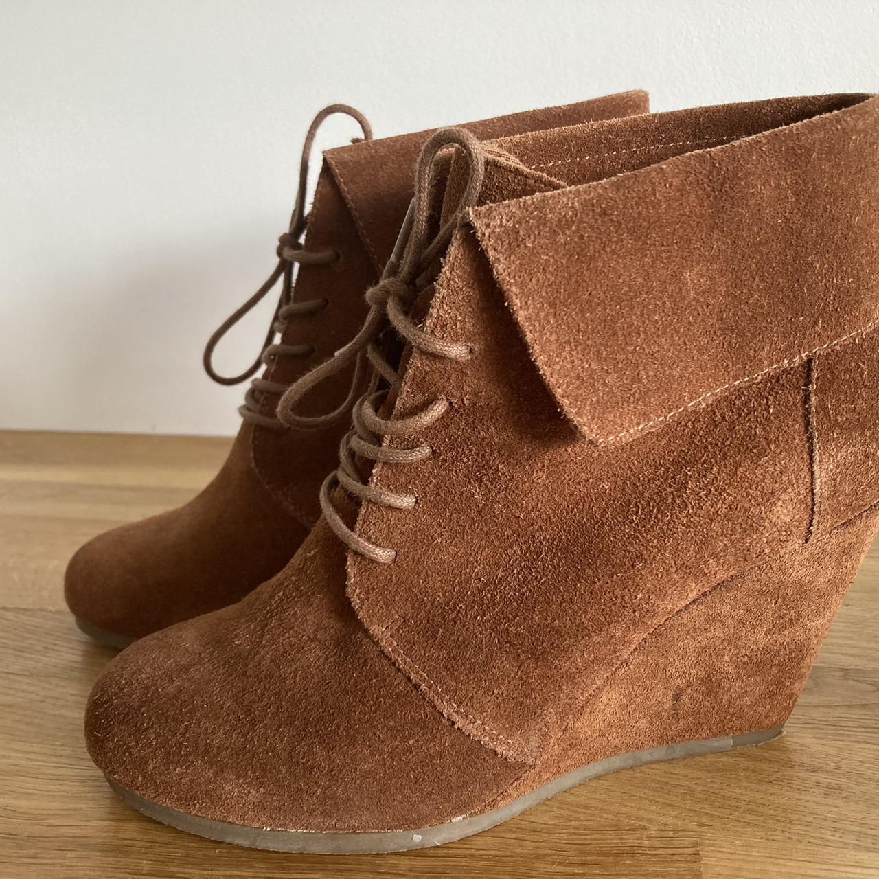 Office on sale wedge boots