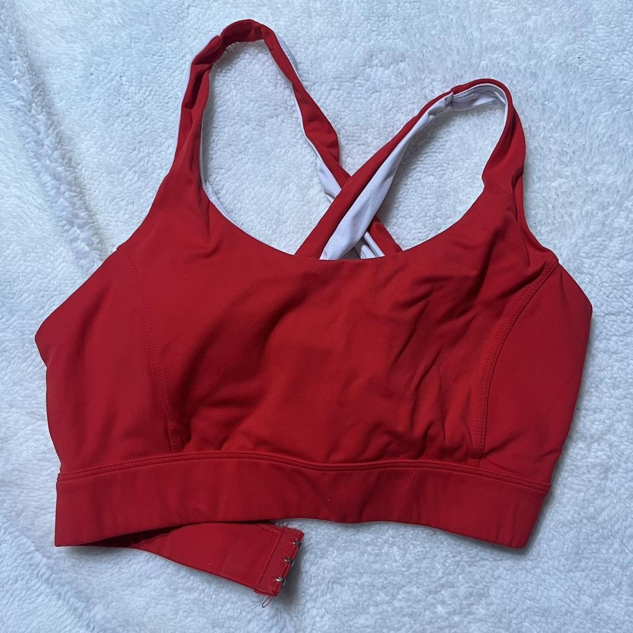 NVGTN Reveal bra Color is Scarlet Size medium Worn... - Depop