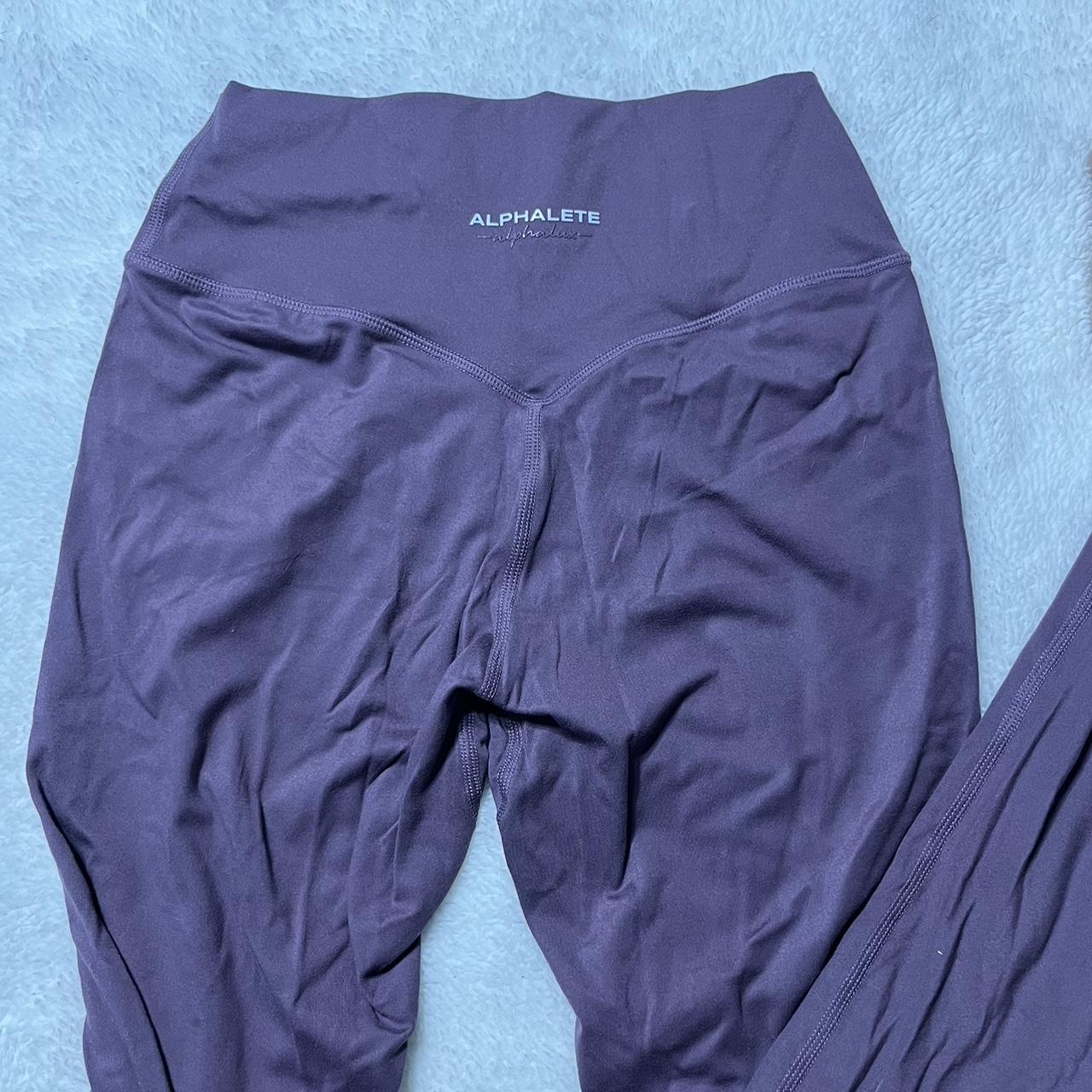 Alphalete alphalux leggings Purple color Size... Depop