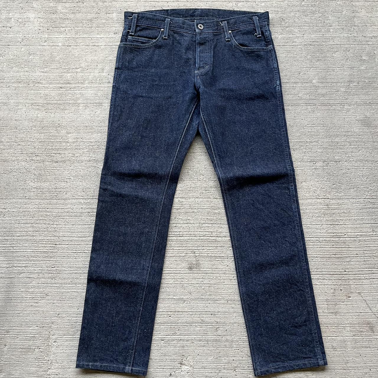 5351 Pour Les Hommes Size 3 Japanese Denim Measures... - Depop