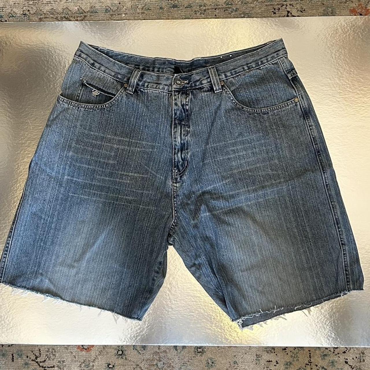 Vintage Rocawear Baggy cutoff shorts Real nice wash... - Depop