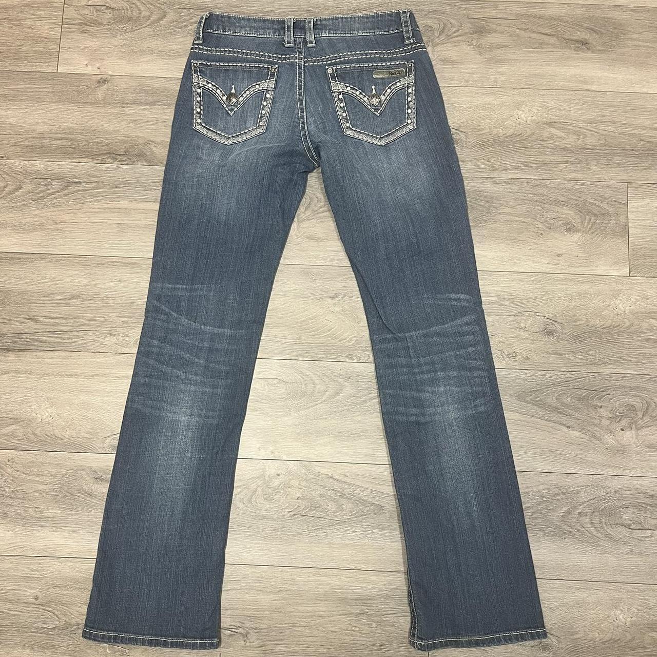 Women’s Wrangler Rock47 Low Blue Jeans Size 9 Like... - Depop