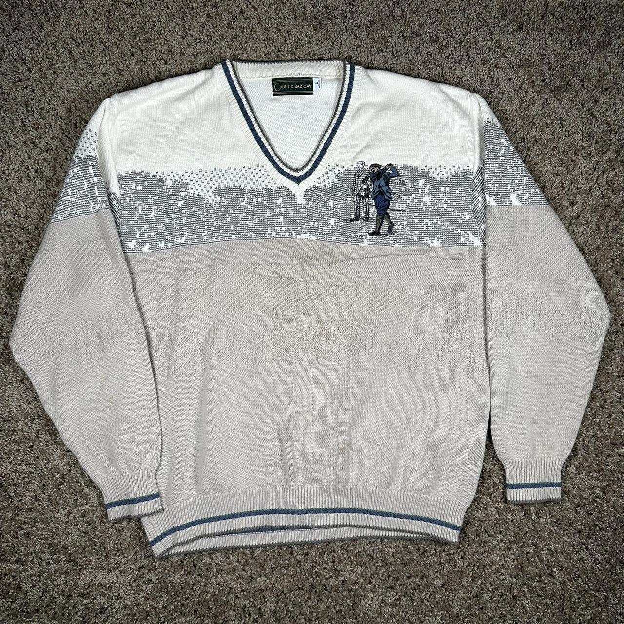 Vintage 1990s Golf AOP online Knit Sweater