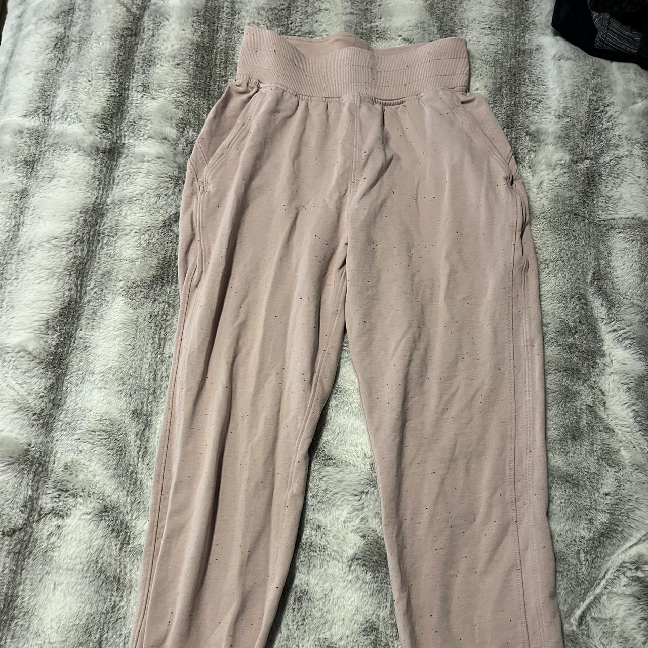 Lululemon pink sweatpants limited edition! 25” size... - Depop