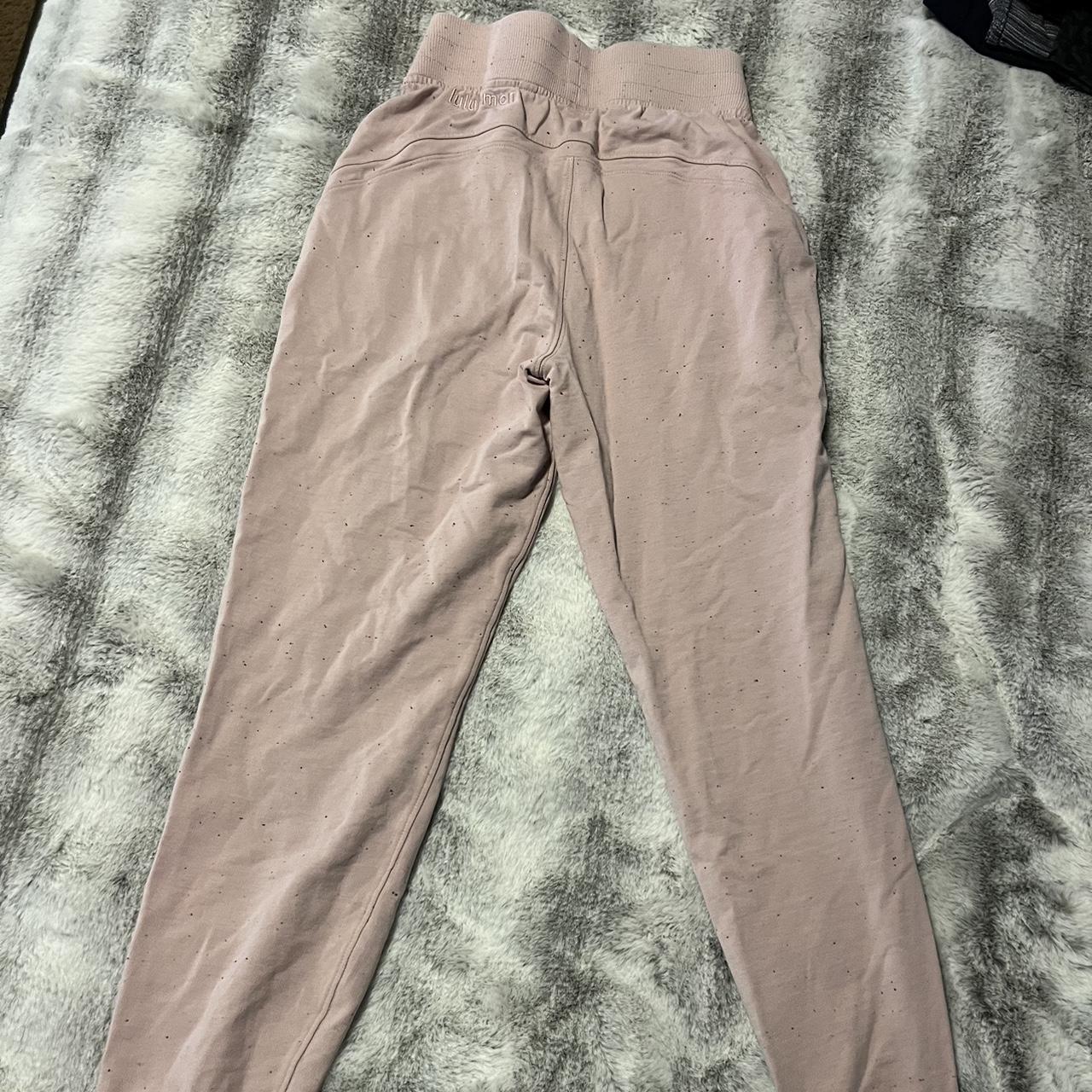 Lululemon pink sweatpants limited edition! 25” size... - Depop