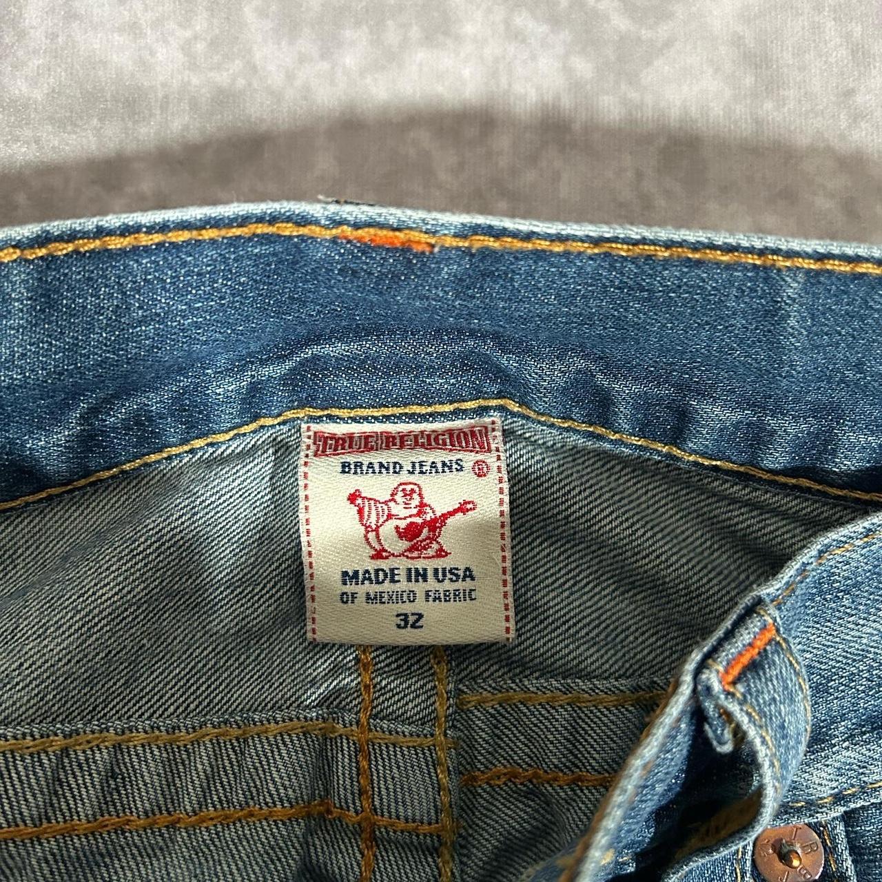 - Vintage True Religion Jeans - Farbe: dunkelblau -... - Depop