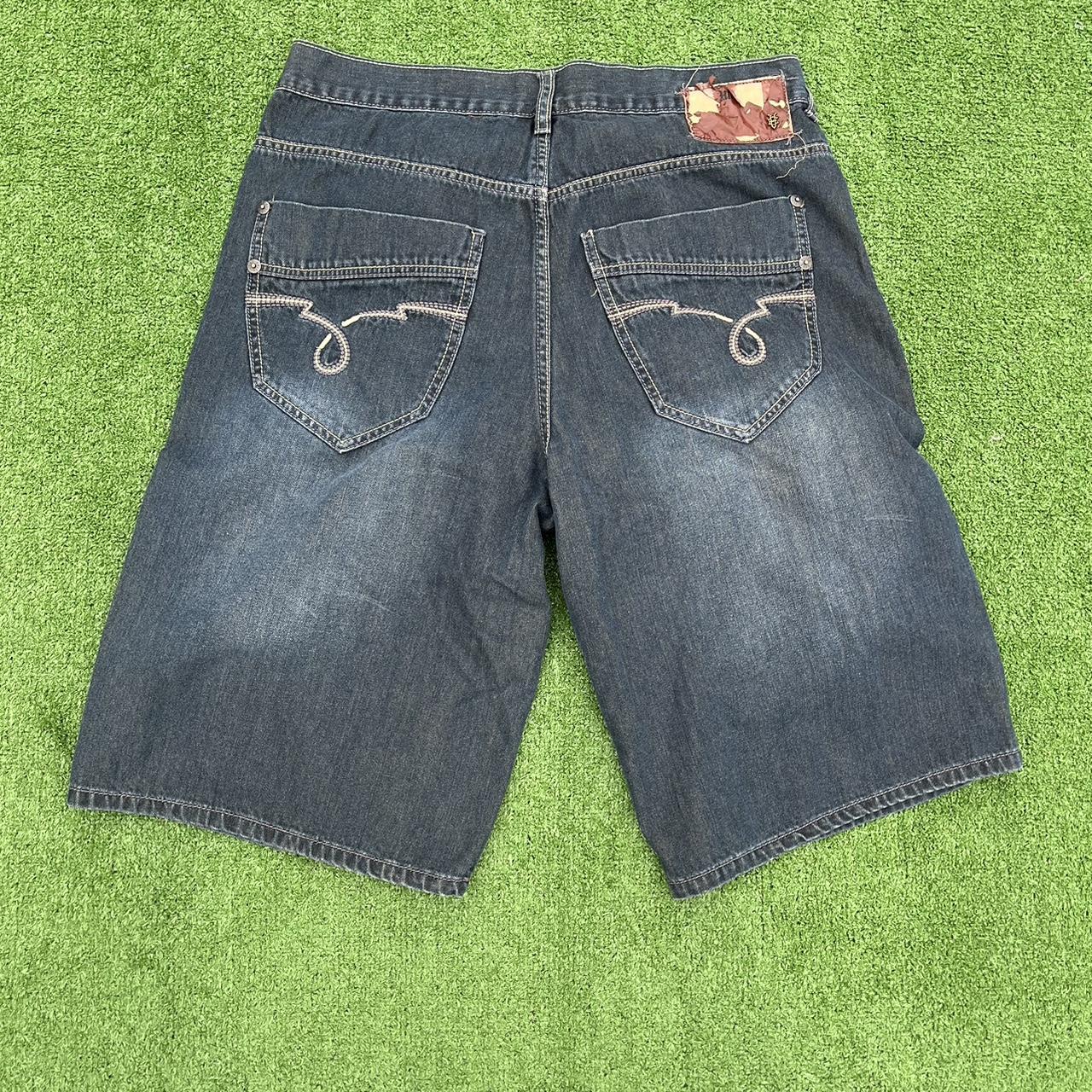 Ecko Jorts Ask for length #Vintage #Y2K#Jorts... - Depop