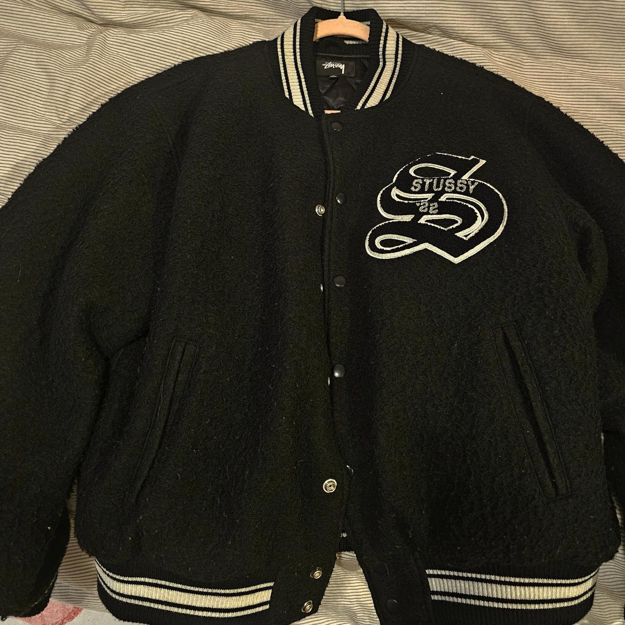 Stussy Casentino Wool Varsity Jacket Size L, Pre-Owned