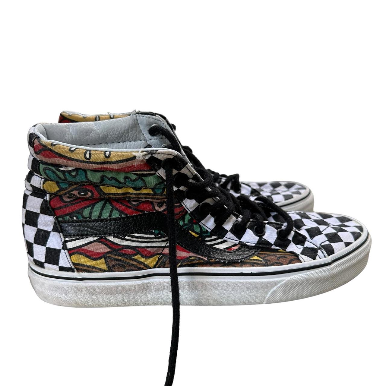 Hamburger high top vans hotsell